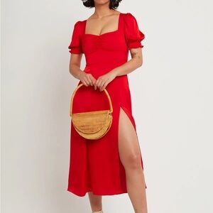 NWT OPT Red Melanie Dress XL